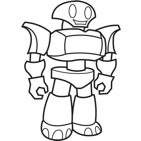 Simple Robot Outline - ClipArt Best