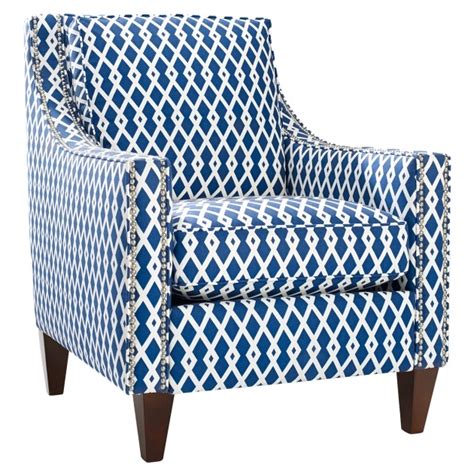 Splendid Blue And White Accent Chair Image | Chair Design