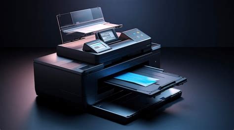 Premium AI Image | A photo of a computer scanner and printer