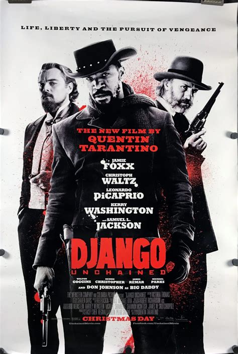 DJANGO UNCHAINED, Original Quentin Tarantino Movie Poster - Original Vintage Movie Posters