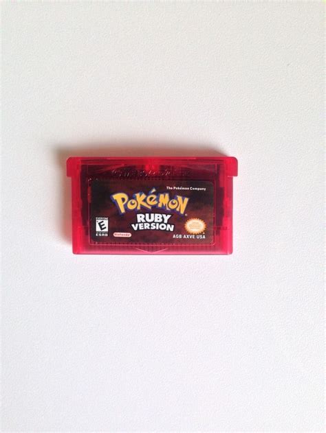 Nintendo Pokemon Ruby Version Game Boy Advance TESTED GBA www.fine ...