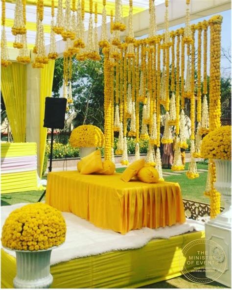 Haldi Décor by The Ministry of Events-Bangalore. #haldidecor #simplehaldidecor #haldidecoration ...