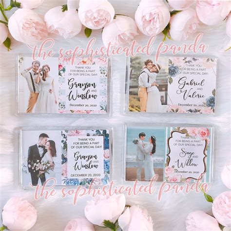 [COD] REF MAGNET - WEDDING Souvenir Acrylic Birthday Giveaway with PRINTED LAYOUT Organza Pouch ...