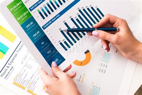 Financial Report and Graphics for Business Stock Photo - Image of background, statistics: 60465272