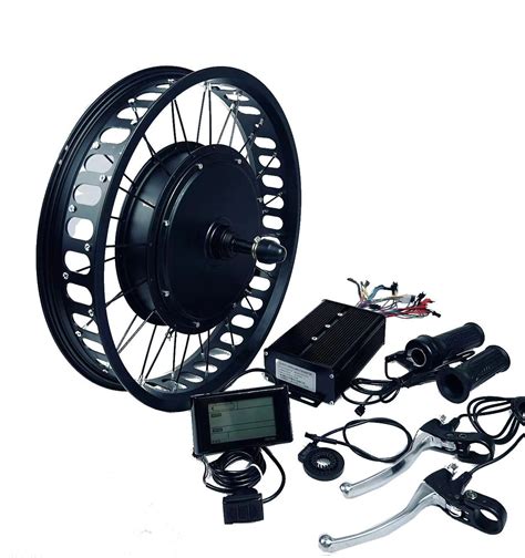 20"Fat Tire Electric Bike Conversion Kit 2000W Snow Bike Electric ...