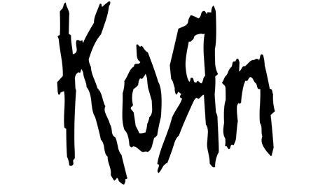 Korn Logo Black transparent PNG - StickPNG