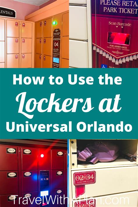 A Complete Guide to the Lockers at Universal Orlando | Travel With A ...