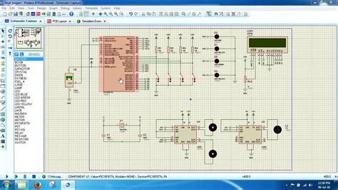 Proteus simulation - YouTube