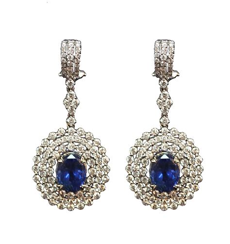 Important sapphire diamond earrings #lionessjewellery #sapphire #diamond #earrings Sapphire And ...