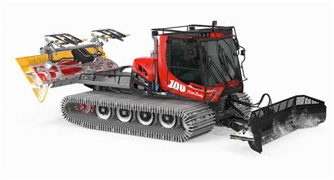 3D pistenbully 100 snowcat snow - TurboSquid 1398849