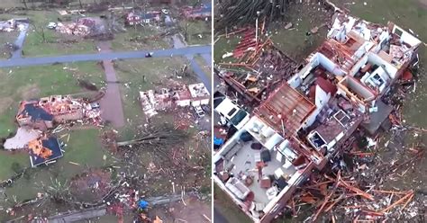 Drone Footage Captures Destructive Path of Deadly Tornado in Nashville That Killed Over 20 ...