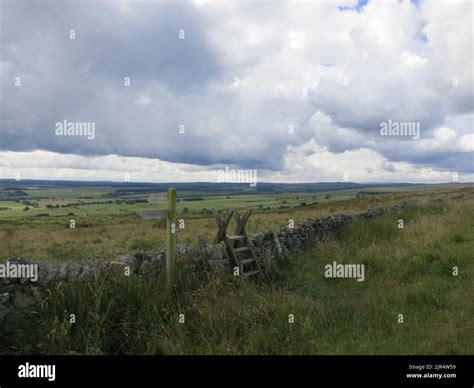 The Pennine Way National Trail Long-distance hiking trail. England. UK ...