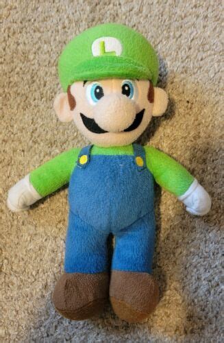 Super Mario Brothers Luigi Plush 10" 2012 Goldie EUC Nintendo Toy | #4631843295