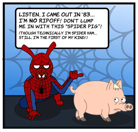 Spider Ham, the ORIGINAL Spider Pig... by mangomustachio on DeviantArt