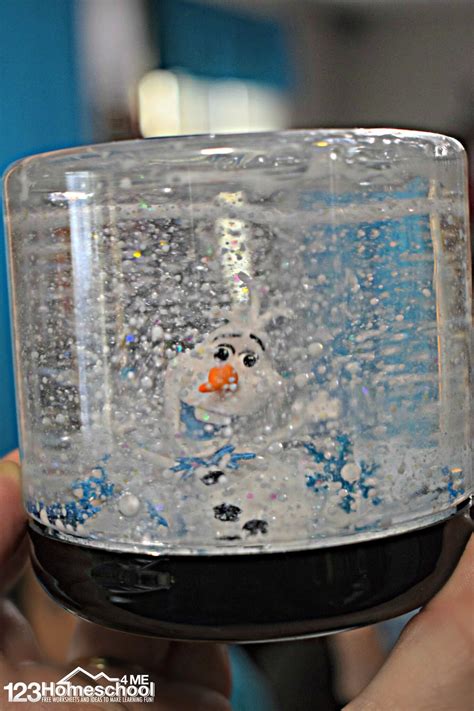 ⛄ DIY Snow Globe - EASY Snow Globe Craft for Kids