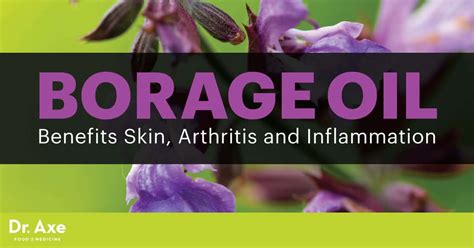 7 Borage Oil Benefits for Skin, Arthritis and Inflammation - Dr. Axe