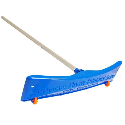 Avalanche SnowRake Deluxe 20 ft. Aluminum Handle Roof Rake with 24 in. Wide Rake-SRD20 - The ...