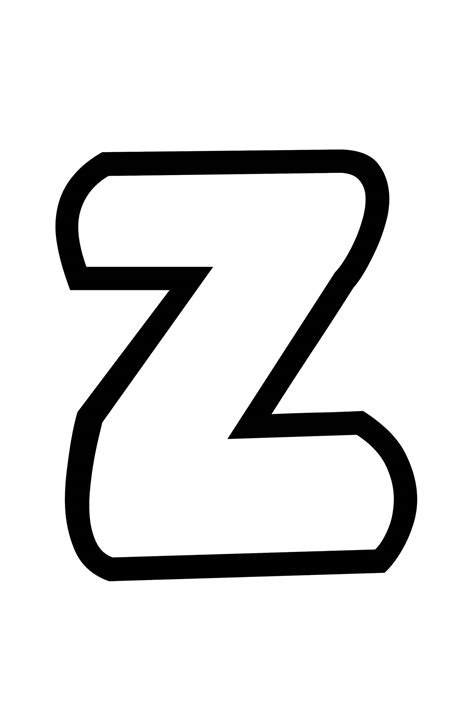 Letter Z Craft Printable