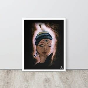 Third Eye Illustration Framed Poster - Etsy