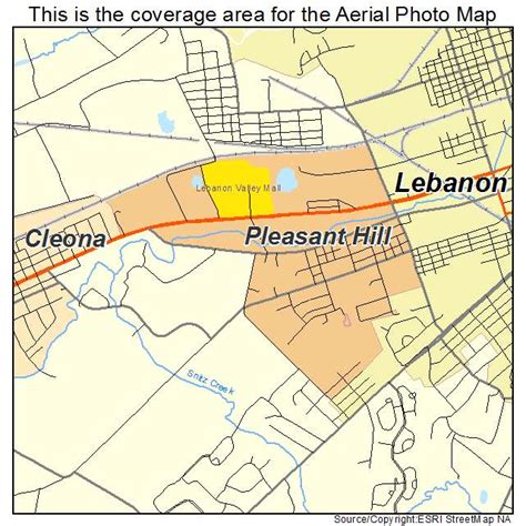 Aerial Photography Map of Pleasant Hill, PA Pennsylvania