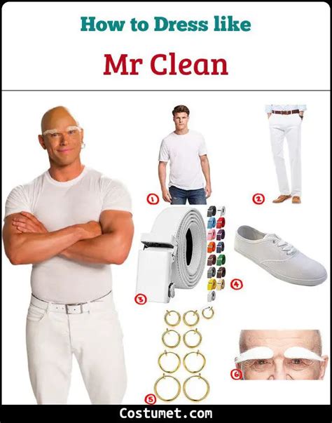 Mr. Clean Costume for Halloween