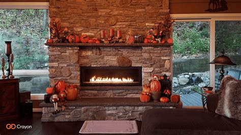 Fireplace Autumn Wallpapers - Top Free Fireplace Autumn Backgrounds ...