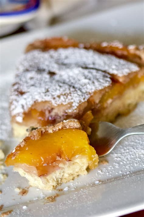 German Peach Kuchen