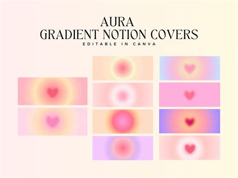 Notion Covers Pack, Aura Gradient Notion Covers, Editable Notion Covers ...