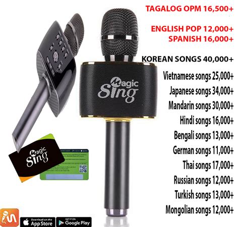 magicsing karaoke mic streaming wifi wireless mp30