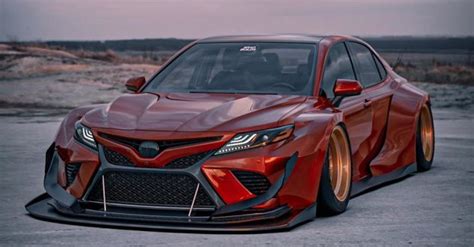 Toyota Camry XV70 widebody render by Brad Builds - paultan.org