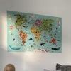 Poster World Map Children Prints Learning Posters Kids World - Etsy UK