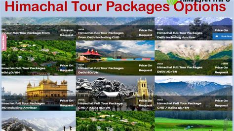 Himachal Tour Packages Options - YouTube