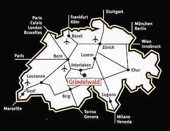 Maps of Grindelwald ski resort in Switzerland | SNO