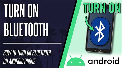 How to Turn On Bluetooth on Android Phone or Tablet - YouTube