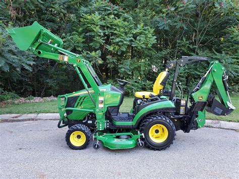 SOLD! 2015 John Deere 1025R Sub Compact Tractor, Loader, Mower & Backhoe - ReGreen Equipment and ...