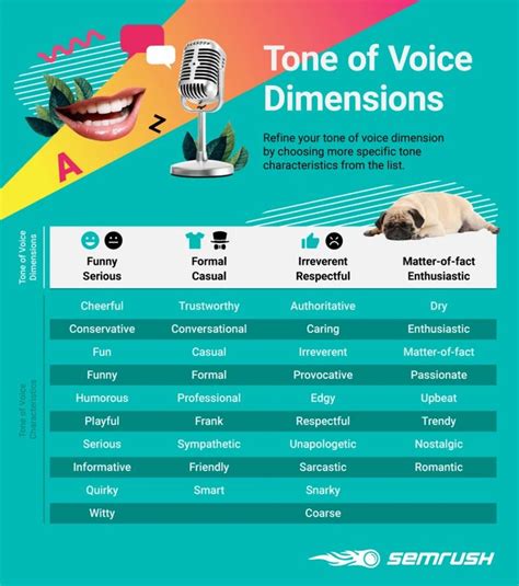 How to Define Your Brand’s Tone of Voice: Infographics and Examples ...