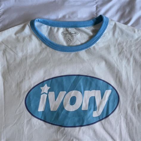 Omar Apollo Ivory Merch Ringer Tee never worn size... - Depop