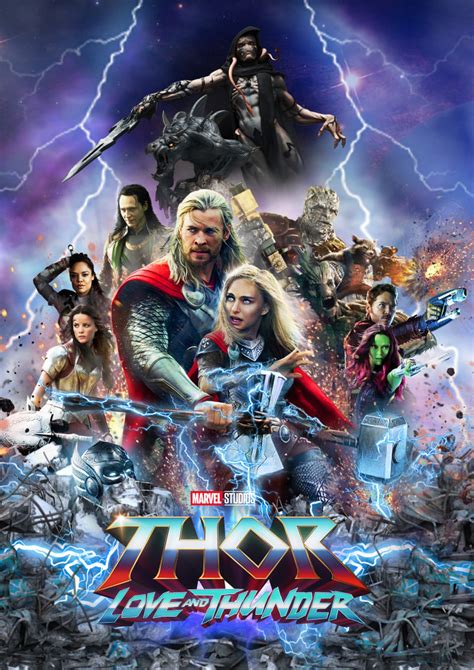 Thor: Love & Thunder poster (Fan Art by Fiction Horizon) : r/Marvel