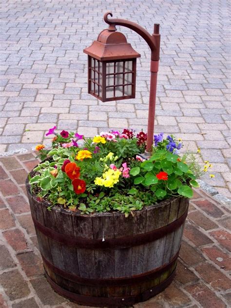 15 Impressive DIY Wine Barrel Planters That You Can Make In No Time