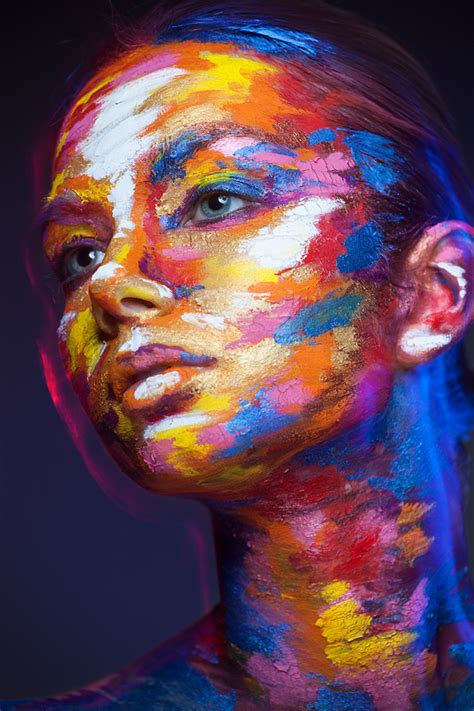 Amazing Face-Paintings Transform Models Into The 2D Works Of Famous Artists by Valeriya Kutsan ...