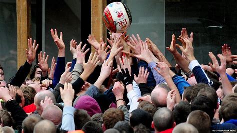 In pictures: Shrovetide football | Ashbourne, Derbyshire, Football