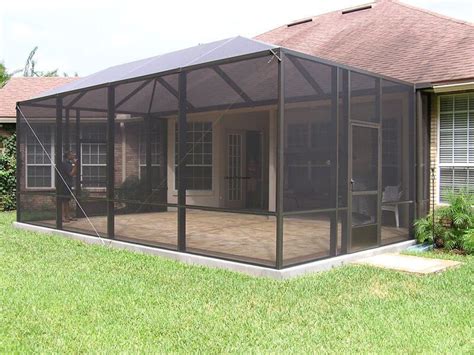 screened in patio w/screen roof - Google Search | Screened in porch diy ...