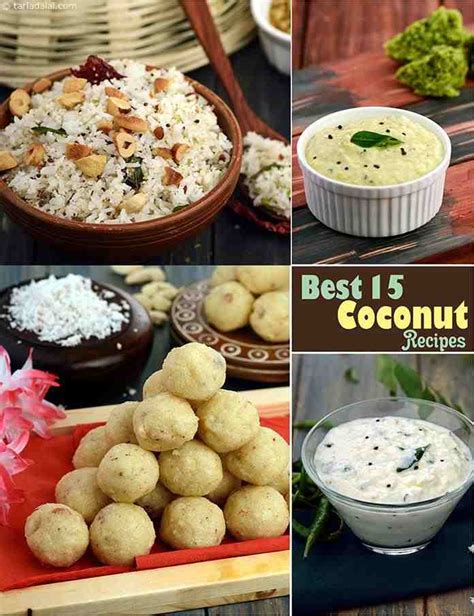 Best 15 Coconut Recipes, Indian Coconut Food | TarlaDalal.com