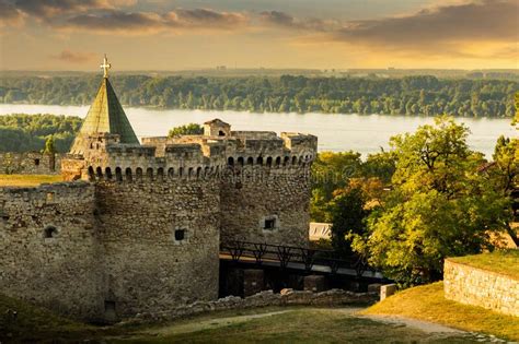 Fortress Kalemegdan on a Sunset Time. Belgrade, Serbia Stock Image - Image of balkan, travel ...