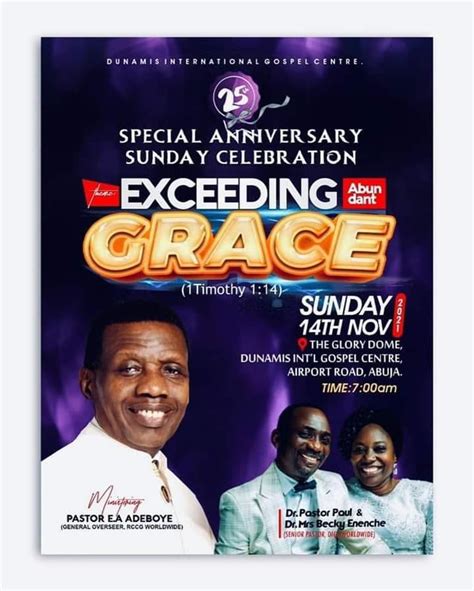 Dunamis Thanksgiving 14th November 2021 with Pastor E.A. Adeboye – Igbere TV