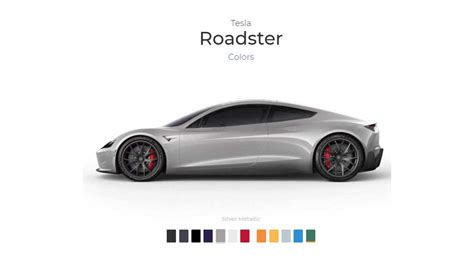 Color Your New Tesla Roadster Here