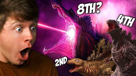 Reacting to the 8 FORMS of SHIN GODZILLA! - YouTube