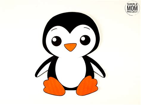 Click now to print your free craft penguin template to make this cute and fun penguin art ...