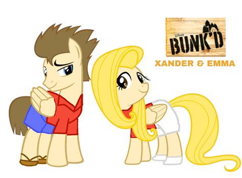 Bunk'd - Xander and Emma, MLP Style by ThunderFists1988 on DeviantArt