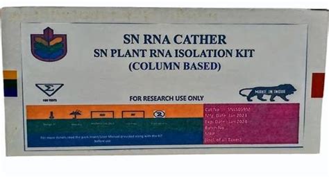 SN Plant RNA Isolation Kit(Column Based) at Rs 9500/piece | RNA Extraction Kit in Bengaluru | ID ...